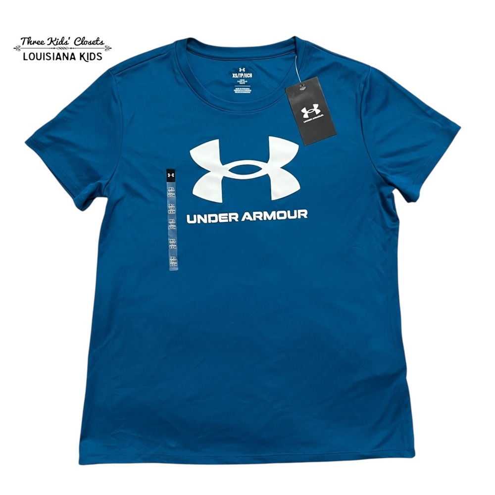 NEW Under Armour Women’s XS Bright Blue Athletic Tee Shirt